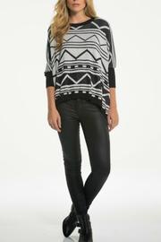  Aztec Poncho Sweater