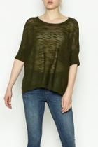  Olive Lightweight Sweater