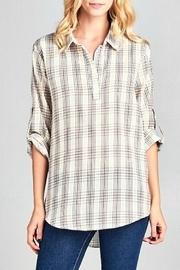  Multi Plaid Top
