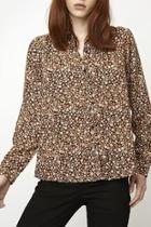  Brown Floral Shirt