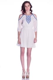  Boho Cold-shoulder Top
