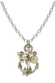  Seaside Treasure-anchor Necklace