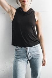  Cowl Neck Ribbed Tank