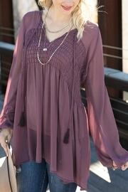  Smocked Boho-style Tunic