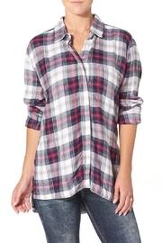  Side Slit Boyfriend Shirt