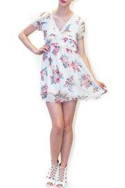  Floral Crepe Dress