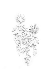  Silver Coral Earrings