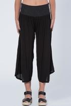 Black 3/4 Pants