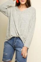  Heathered Twist Top