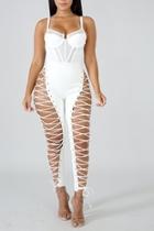  Leather Lace Pants