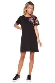  Crewneck Embroidered Dress