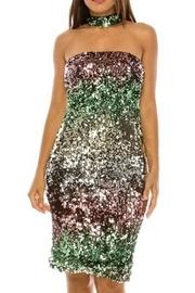  Sequin Tube Dress