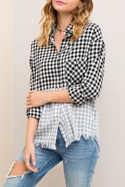  Fringe Checkered Shirt