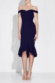  Rosetta Midi Navy Dress