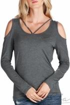  V Strap Tee
