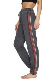  Zigzag Stripe Boyfriend Sweatpant