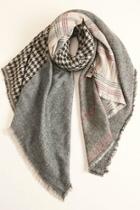  Houndstooth Checkered Scarf