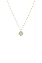  Pave Flower Necklace