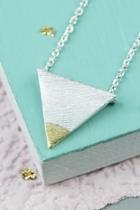  Dipped Triangle Necklace