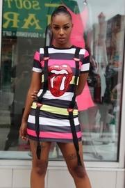  Sequin Tongue Dress