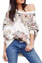  Floral Printed Pullover