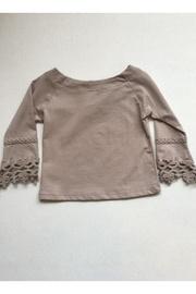  Taupe Crochet Top