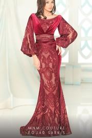  Flowing Lace Gown