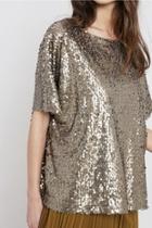  Gold Sequins Tee
