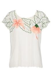  Tropical Cutwork Top