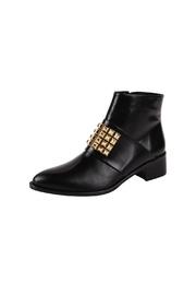  Black Studded Bootie
