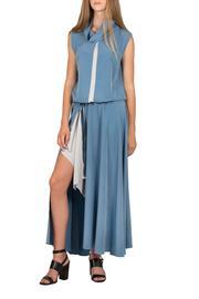 Cowl Neck Drap Dress