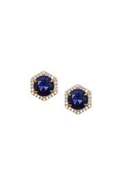  Hexagon Lapis Studs