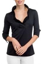 Jersey Ruffneck Top