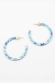  Blue Resin Hoops