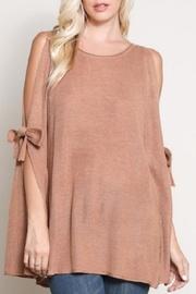  Copper Split-sleeve Top