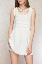  White Gauze Tank