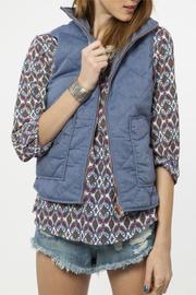  Denim Puffer Vest