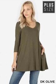  Flared Pocket Top