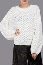  Diamond Lace Sweater