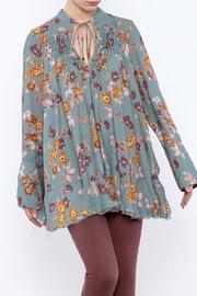  Smocked Printed Tunic