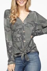  Camouflage Waffle Top