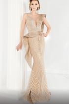  Draped Peplum Dress