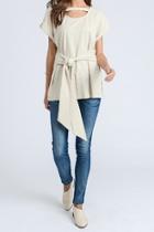  Strap Front Tee