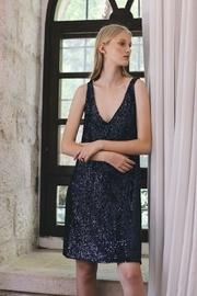  Sequined Blue Dress