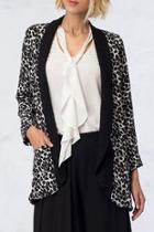  Leopard Open Jacket