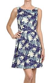  Blue Tropical Dress