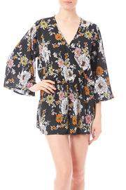  Floral V-neck Romper