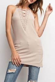  Laced-up Cami Tunic