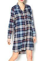  Check Shirt Dress