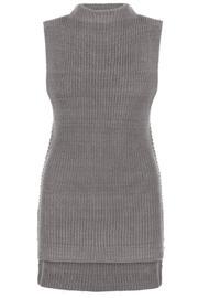  Grey Sleeveless Turtleneck